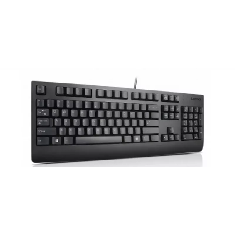 Teclado Lenovo 4X30M86893 universal USB QWERTZ alemão preto
