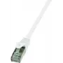 Cabo de rede LogiLink 10 m RJ-45 Cat6 branco F/UTP