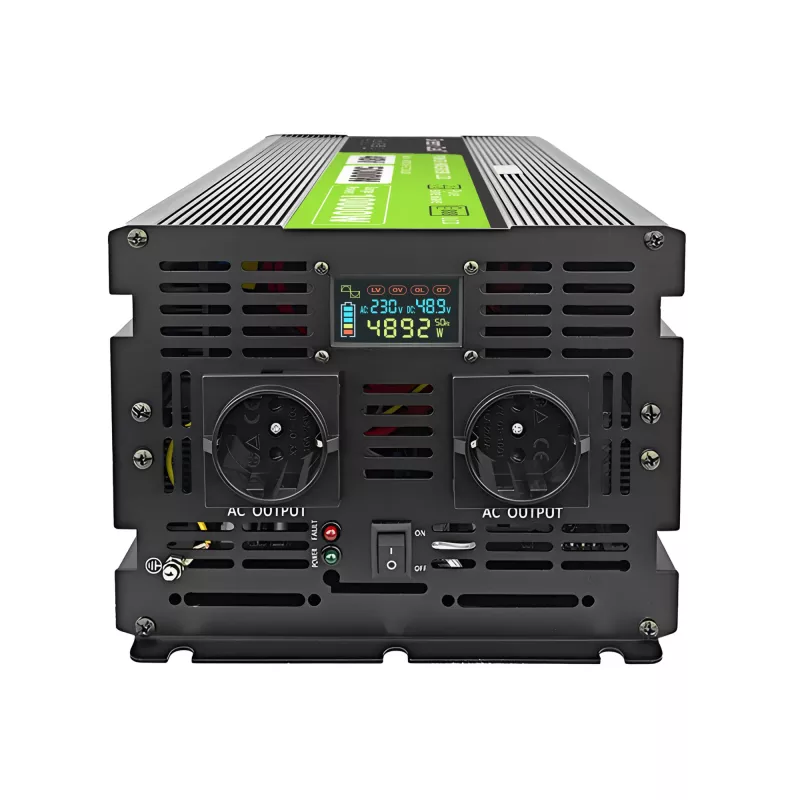 Inversor LCD 48V 5000W/10000W onda sinusoidal pura com visor