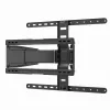 Suporte de parede para TV totalmente articulado GEMBIRD WM-90ST-02 para ecrãs de 43–90 polegadas, suporte articulado, VESA 100x200–600x400, capacidade de carga 50 kg
