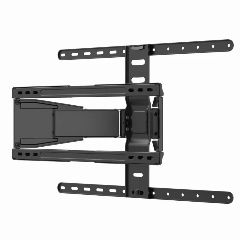 Suporte de parede para TV totalmente articulado GEMBIRD WM-90ST-02 para ecrãs de 43–90 polegadas, suporte articulado, VESA 100x200–600x400, capacidade de carga 50 kg