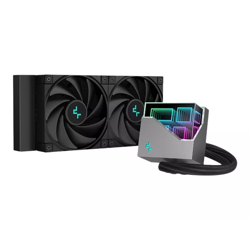 Arrefecedor líquido all-in-one DeepCool LT520 12 cm preto 3,27 mmH2O