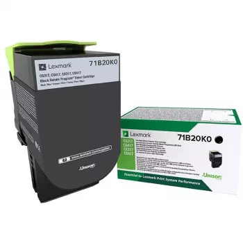 Toner Lexmark 71B20K0 3000 páginas preto