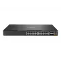 HPE - Série Aruba - Aruba 6300F - Switch - L3 - gerido - 24 x 10/100/1000 + 4 x 1 Gigabit / 10 Gigabit / 25 Gigabit / 50 Gigabit SFP56 (Uplink / Stacking) Frente e lado para trás