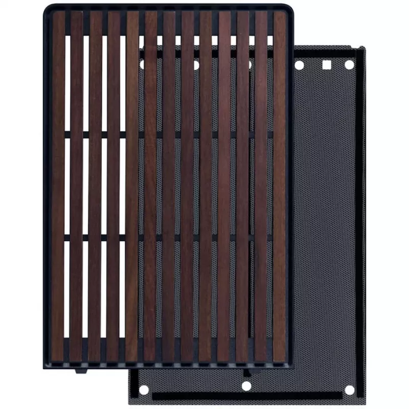 Painel frontal Lian Li DAN Cases A3-mATX Wood Edition, noz / preto