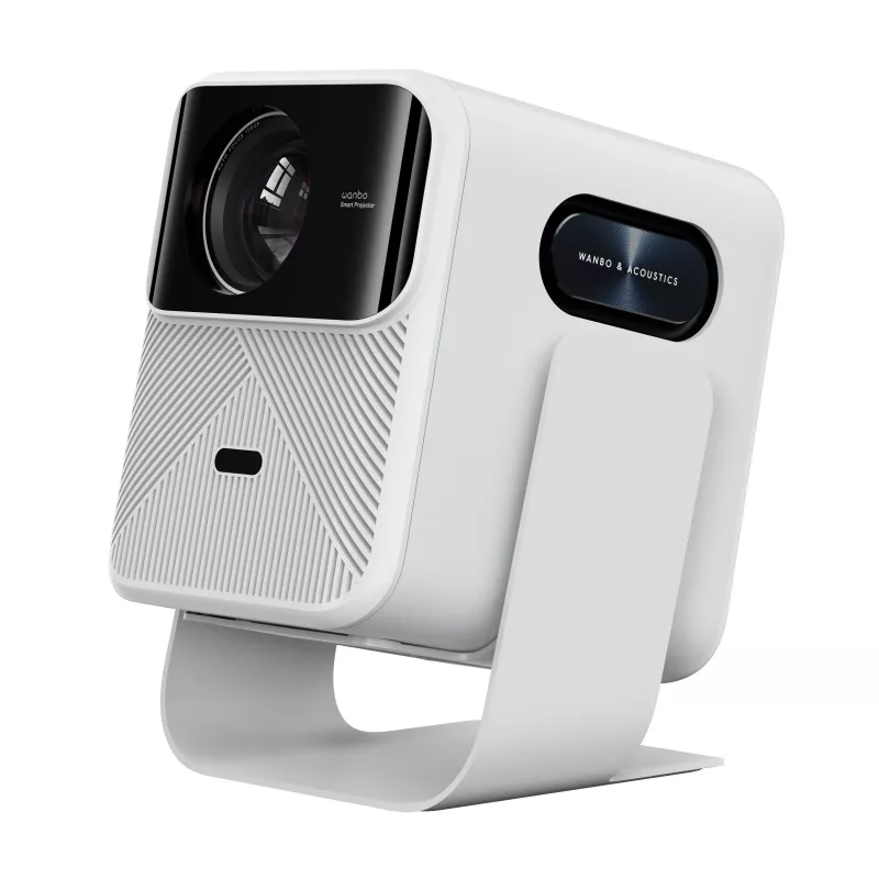 Suporte gimbal WANBO WBBA04 branco – suporte portátil de altura ajustável para projetores e dispositivos
