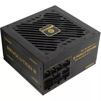 Fonte de alimentação ENERMAX ERV1000G-AHG-MAC, 1000 W, 20+4-Pin-ATX, totalmente modular, 80 PLUS Gold, preto