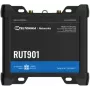 Router móvel Teltonika RUT901 — 4x Fast Ethernet LAN, 3G/4G LTE, Wi‑Fi 4 (802.11n), 4 antenas externas, caixa de alumínio