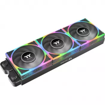Ventoinha para caixa/CPU THERMALTAKE TOUGHFAN EX 140 ARGB Sync 3Pack – 140 mm, fluxo de ar elevado, ruído reduzido