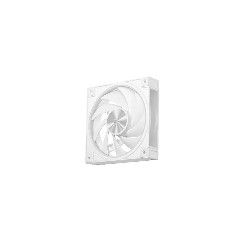 Caixa para PC DeepCool CG580 4F V2 Midi Tower branca — ATX, vidro temperado, 3 ventoinhas laterais de 120 mm, suporte para radiador lateral de 360 mm