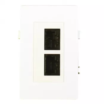 Módulo UTP Cat6 2x LSA Garbot BN4900-DUAL branco