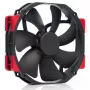 Ventoinha de caixa de computador Noctua NF-A15 HS-PWM chromax.preto.swap 150 mm, PWM, 300–1500 RPM, 140,2 m³/h, 24,6 dB