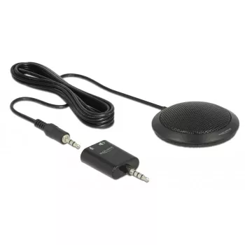 Microfone de mesa DeLOCK 65873 Preto