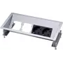 Caixa de tomada Type F Kindermann 5301170000 preto prateado