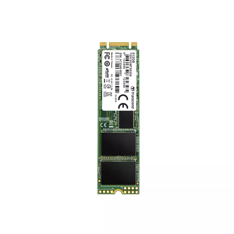 Disco SSD Transcend 512 GB M.2 6 Gbit/s TS512GMTS830S