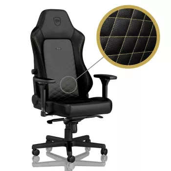 Cadeira gaming noblechairs HERO - preto/dourado
