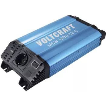 VOLTCRAFT inversor MSW 1200-12-G 1200 W 12 V/DC - 230 V/AC (VC-13984555)