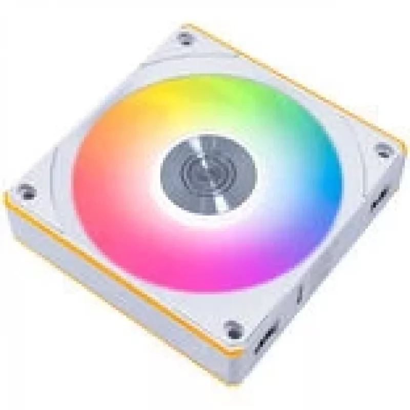 Ventoinha para caixa sem fios Lian Li UNI FAN 12CL1W3W branca — 120mm, compatível com hub PWM, modular