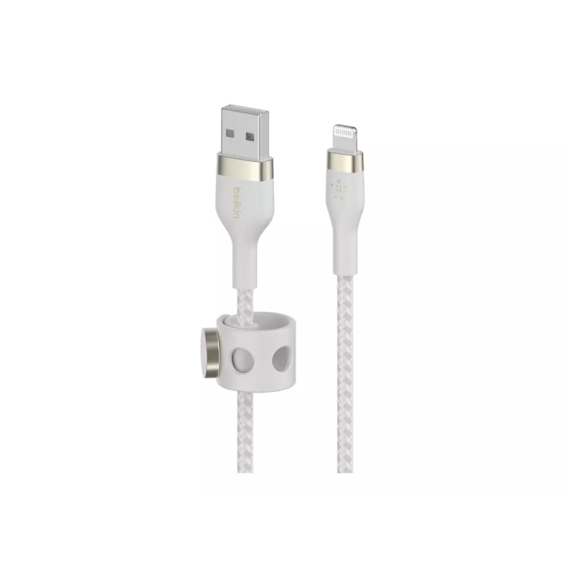 Belkin BOOST CHARGE - Cabo Lightning - USB macho para Lightning macho - 3 m - branco - para Apple iPad/iPhone/iPod (Lightning)