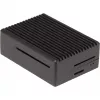 caixa de alumínio para Raspberry Pi 4 B (preto (mate))