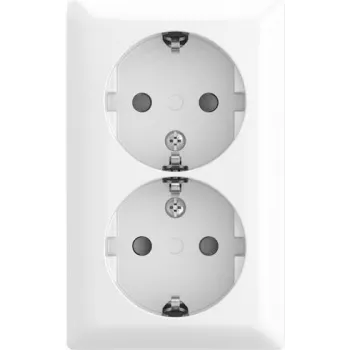 Tomada dupla SCHUKO BUSCH JAEGER AP Safety 202 EAPBJ-524 (2TKA00005531)