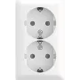 Tomada dupla SCHUKO BUSCH JAEGER AP Safety 202 EAPBJ-524 (2TKA00005531)