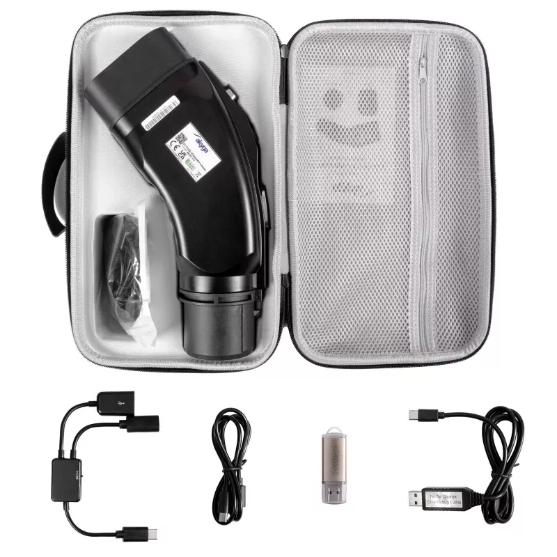 Adaptador de carregamento rápido DC para EV Akyga AK-SC-E18 CCS2 / CHAdeMO 1000V DC 250A