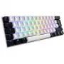 SKILLER SGK50 S4, teclado gaming branco/preto, layout PT, Kailh Red