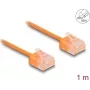 Cabo de rede DeLOCK RJ45 Cat.6 UTP 1 m laranja