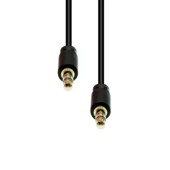 Cabo fino de 4 pinos ProXtend M4S-02 preto 2 m – cabo de extensão fino de 4 pinos