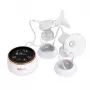 Bomba tira-leite elétrica dupla neno Bella Twin Moon – sem fios, bifásica, LCD, biberões de 150 ml, madrepérola