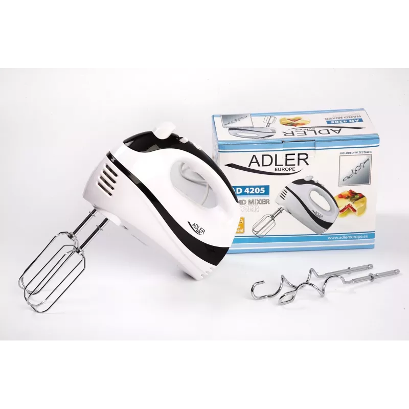 Batedeira manual Adler AD 4205 preto, branco 300 W