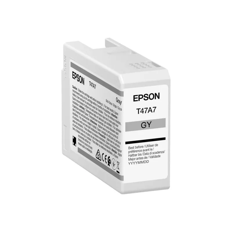 Cartucho de tinta Epson UltraChrome Pro 10 T47A7 cinzento original para impressoras Epson