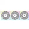 Pack de ventoinhas THERMALTAKE TOUGHFAN EX 140 ARGB Sync White — 140 mm, pack de 3