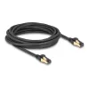 Cabo de rede DeLOCK RJ45 Cat.6A ficha para ficha S/FTP 5m preto
