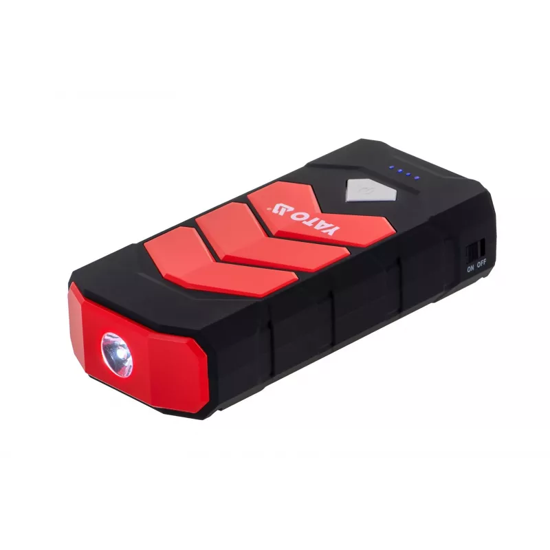 Auxiliar de arranque YATO YT-83081 powerbank para automóvel 9000 mAh 9000 mAh preto, laranja