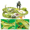 Grande pista de corrida, Dino Park Extralink Toys, carro, dinossauro, parque de dinossauros, XXL, 271 peças