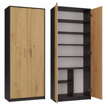 Estante de livros Topeshop OLIV 2D ANT/ART KPL