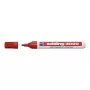 Marcador permanente Edding 3000 vermelho 10 unid.