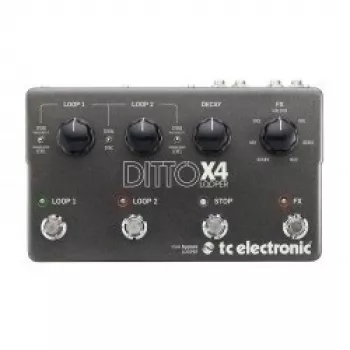 Looper TC Electronic Ditto X4, looper de 2 pistas, 60 minutos de tempo de loop
