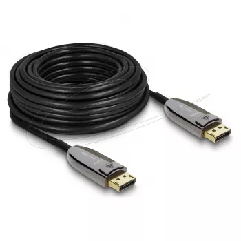 Cabo ótico ativo DisplayPort 2.1 DELOCK 8K 60 Hz 40 Gbps 15 m