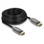Cabo ótico ativo DisplayPort 2.1 DELOCK 8K 60 Hz 40 Gbps 15 m