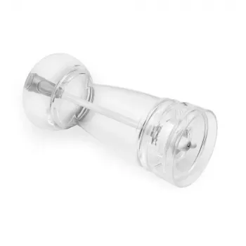 Conjunto de saleiro e pimenteiro Salter BW12949EU7, corpos transparentes, moagem manual