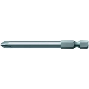 Ponta de chave de fendas Wera PH para furo profundo 89 mm 05 059795 001 1/4 polegadas – ponta Phillips para furo profundo, 89 mm, encaixe de 1/4 polegadas