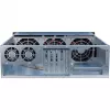 Inter-Tech 3U-30255 Rack preto, aço inoxidável