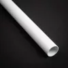 Tubo rígido Bitspower 16 mm AD tubo de latão com extremidade biselada, 500 mm, pintado de branco
