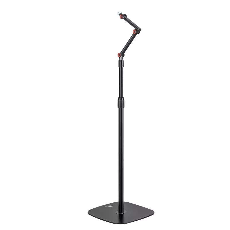 Suporte de microfone MACLEAN MC-337 ajustável em altura 626–1694 mm, capacidade de carga 1 kg