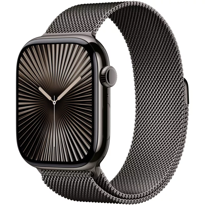 Pulseira milanesa cinza-ardósia 46 mm - S/M