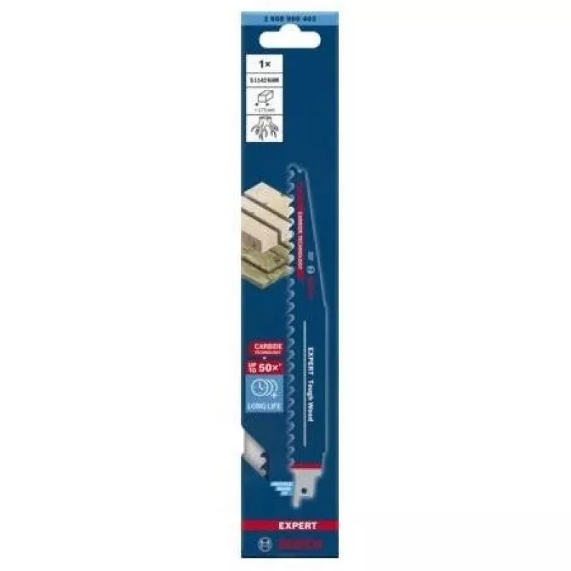 Bosch 2 608 900 403 Serra tico-tico/serra sabre/folha de serra sabre Folha de serra sabre Carbide 1 unid.