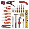 Conjunto de ferramentas de mecânico Knipex 00 21 33 E 22 ferramentas